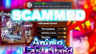 Anime Last Stand Is SCAMMING US 😱😱 Candy Glitch [upl. by Suiradel569]