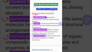 10th Board Quick Revision Science  10thclass boardexam [upl. by Jeannette]