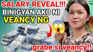 VEANCY BINIGYAN AKO NG MARAMING PERA SAHOD REVEAL SA PAG CONTENT KAY VEANCY MAGKANO NGA BA ALAMIN [upl. by Weihs]