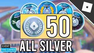 How To Get ALL 50 SILVER BADGES in Roblox The Games Event [upl. by Assirol799]