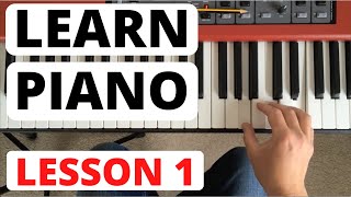 How To Play Piano for Beginners Lesson 1  The Piano Keyboard [upl. by Nuri]