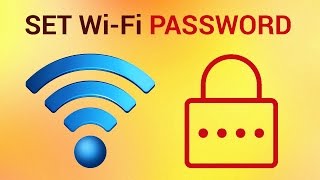 How to set Wifi Password [upl. by Watkin916]