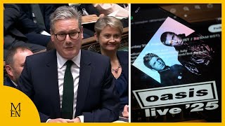 Oasis high ticket resale prices are depressing says Keir Starmer [upl. by Lien486]