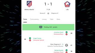 Edon Zhegrova Amazing GoalAtlético Madrid vs Lille 13 All Goals and Extended Highlights [upl. by Arlena]