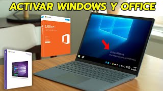 ✅ACTIVAR WINDOWS 10 y OFFICE con LICENCIA ORIGINAL 2022 🌟 [upl. by Salisbarry]