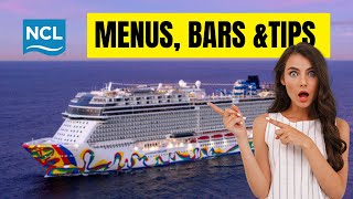 Unbelievable Norwegian Encore Menus Bars Activities amp Tips [upl. by Leina]