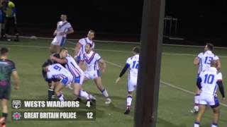 2017 Challenge Cup Rd1  Wests Warriors vs Great Britain Police [upl. by Yorgen]