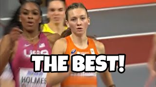 Femke Bol 4917 World Indoor 400m Champion  Track And Field 2024 [upl. by Alled]