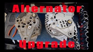 Maxima Alternator Upgrade 300ZX Z31 [upl. by Nauqes144]