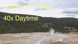 October 21 2024 Upper Geyser Basin Daytime Streaming Camera Archive [upl. by Llenreb962]