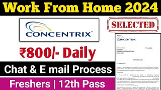 Concentrix Work From Home Job  Chat Process Jobs Work From Home  Online Jobs At Home [upl. by Lalib]