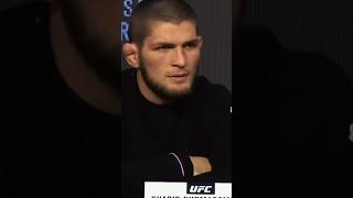 Khabib Gets Angry At a Reporter [upl. by Boswall355]