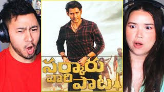 SARKARU VAARI PAATA Trailer Reaction  Mahesh Babu  Keerthy Suresh  Thaman S  Parasuram Petla [upl. by Alenoel]