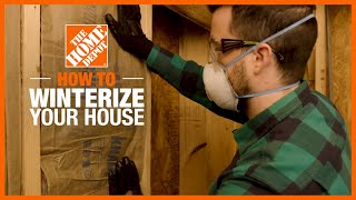 How to Winterize Your House  Weatherizing Your Home  The Home Depot [upl. by Westland350]