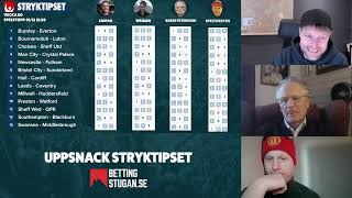 Uppsnack Stryktipset Lördag 1612 🔥 » Tips amp Förslag Weimer Bosse Petersson amp SpelTorsten [upl. by Sherfield]