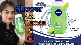 Nivea Shower Gel Lemon amp Oil Review  Nivea body wash for daily use  best Shower Gel  Daily use [upl. by Verine327]