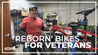 Pacific Northwest based nonprofit refurbish bikes for veterans [upl. by Ahsiekar]