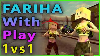 Play With FARIHA  1 VS 1 Fight  Gang Battle Arena  RIMON Gaming R [upl. by Aiehtela]