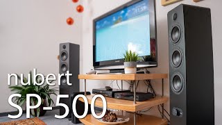 nubert SP500 im Test  Ehrlicher Sound im Großformat mit mächtig Power  Aktive Standlautsprecher [upl. by Chivers]