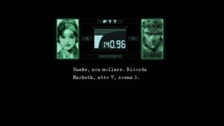 Metal Gear Solid Mei Ling cita Shakespeare [upl. by Ahsinel]