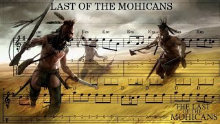 LAST OF THE MOHICANS  Best Guitar Tabs With Chords [upl. by Onitsirc313]