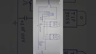 Adjustable power supply 060v 30A  Voltage amp Ampere Controller Using 2SC5200 Transistor [upl. by Deibel]