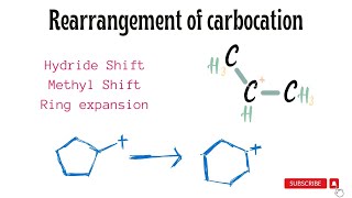 Rearrangement of carbocation [upl. by Elsilrac883]