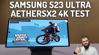 Samsung S23 Ultra AetherSX2 Emulator I Snapdragon 8 Gen 2 PS2 Games 4K test I Last Updates [upl. by Yelkcub]