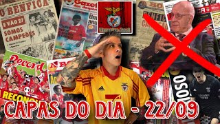 BENFICAREVISTA IMPRENSA 22 Setembro SEARA DEMITESE PONDO AGE EM RISCO MAS BENFICA SAI REFORÇADO🦅🔴 [upl. by Yennep279]