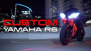 Motorcycle Reveal  Custom Yamaha R6 [upl. by Annahsor]