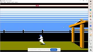 Karateka NES Gameplay [upl. by Kiley]