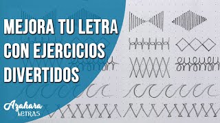 ✍️🔝 10 EJERCICIOS DIVERTIDOS para MEJORAR la CALIGRAFÍA 😄 [upl. by Id]