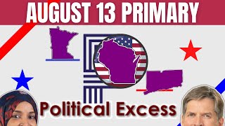 LIVE  August 13th Primary Results  Connecticut Minnesota Vermont Wisconsin [upl. by Nivar]