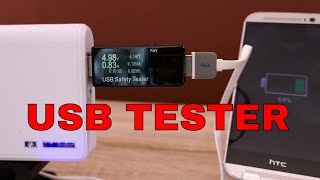 USB Safety Tester  Perfect for testing USB cables Charging rates amp more [upl. by Nylirej77]