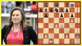 Die beste Schachspielerin aller Zeiten  Judit Polgar vs Ferenc Berkes  Budapest 2003 [upl. by Louanna]