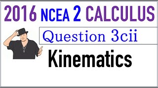 2016 NCEA 2 Calculus Exam Q3cii [upl. by Pruchno870]