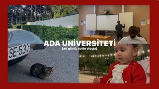 ADA UNIVERSITETI ad günü rutinim vlog [upl. by Ymas]