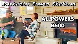 Live Saver Portable Power Station ALLPOWERS R600 [upl. by Eibo]