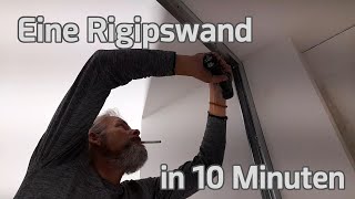 Eine Rigipswand in 10 Minuten [upl. by Charry]