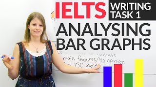 IELTS Writing Task 1 How to describe BAR GRAPHS [upl. by Hairahcaz]