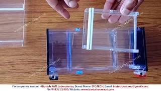 BIOTECH Gel Caster Unit for Agarose Gel Preparation [upl. by Nera953]