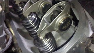 Slow Motion Valve Train  04 CTSV Mallet Built LS7 570 HP [upl. by Asilehs]