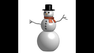 Onshape Snowman CAD [upl. by Tuckie]