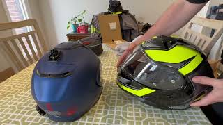 SHOEI Neotec 3 vs 2 Unboxing Neotec 3 Installing AntiFog modular helmet shoei neotec antifog [upl. by Schaumberger]