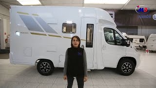 Autocaravana compacta Barata Mooveo T60 FB ¡Para 4 plazas  M3 Caravaning [upl. by Oemor]