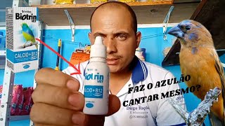 Para que serve o BIOTRIN CÁLCIOB12 faz o pássaro cantar [upl. by Sanders]