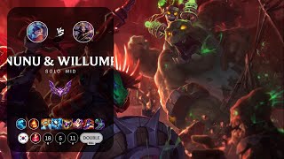 Nunu amp Willump Mid vs LeBlanc  KR Master Patch 142 [upl. by Inohtna]