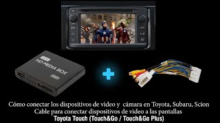 Cómo conectar la cámara en los autos Toyota Subaru Scion con ayuda del cable [upl. by Rma]