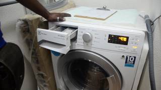 Instruction to Operate Electrolux Washing Machine Cameron Part 2 [upl. by Eicrad]