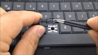 How to  Individual Laptop Keyboard Keys Fix Repair Installation Guide HP Compaq Pavilion HD [upl. by Enilegna]